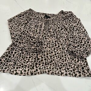 Sanctuary leopard print blouse